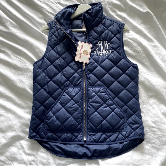 marley lilly Jackets & Blazers - Marley Lilly monogram vest